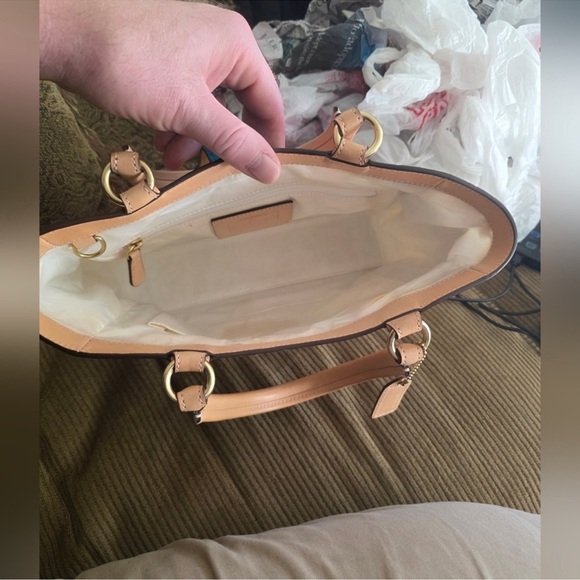 Coach Vintage Laminated Scribble Multicolor Signature Satchel - Picture 9 of 15